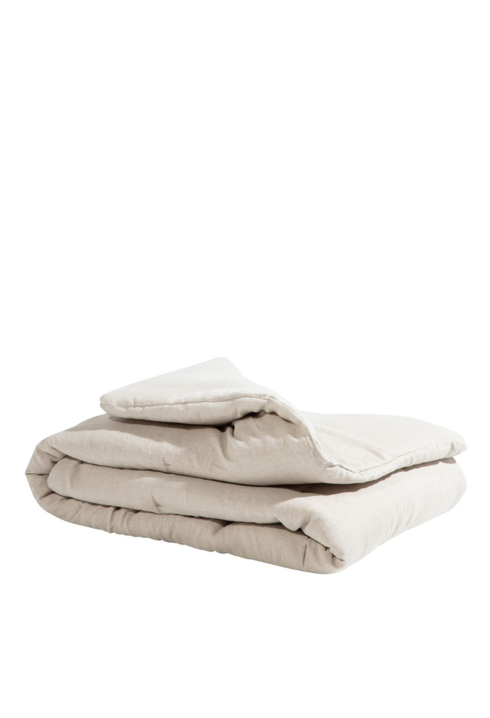 washed linen mattress naturel