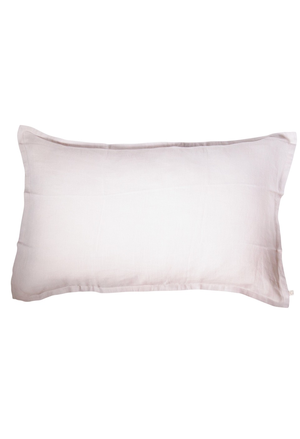 WASHED LINEN EUROSHAM / PILLOWCASE MILK