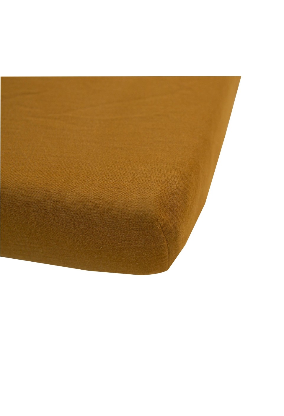 COTTON GAUZE FITTED SHEET  AMBRE