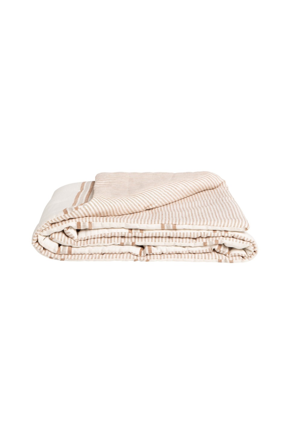 Mattress stripe café/milk - home - washed linen