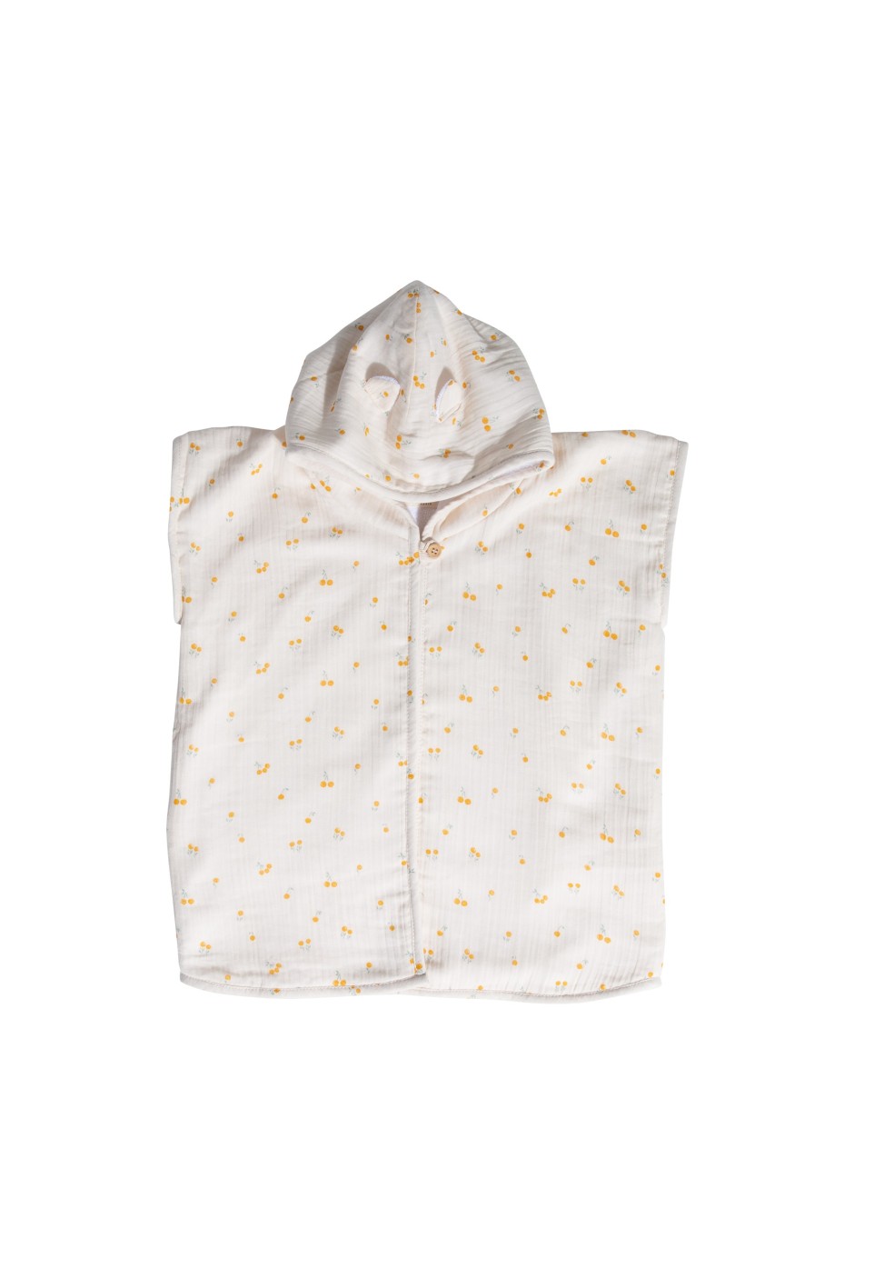 Bathrobe Blossom Safran yellow | Green & Kids | Gabrielle Paris