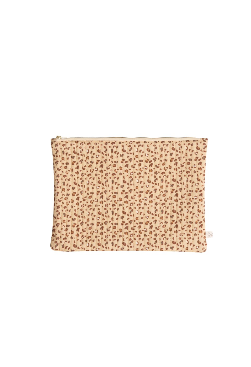 Ipad pouch - léopard sable print - accessory - toilet bag