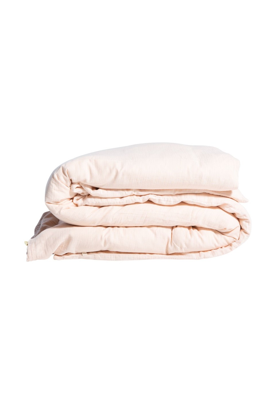 Cotton gauze duvet cover - nude pink - bedroom