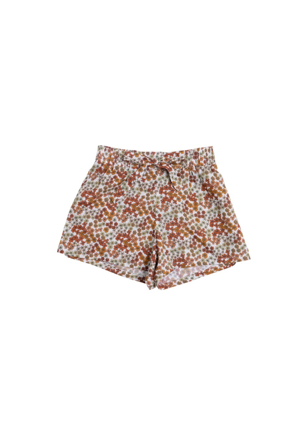 Cotton Pyjama short Flower Bois de Rose