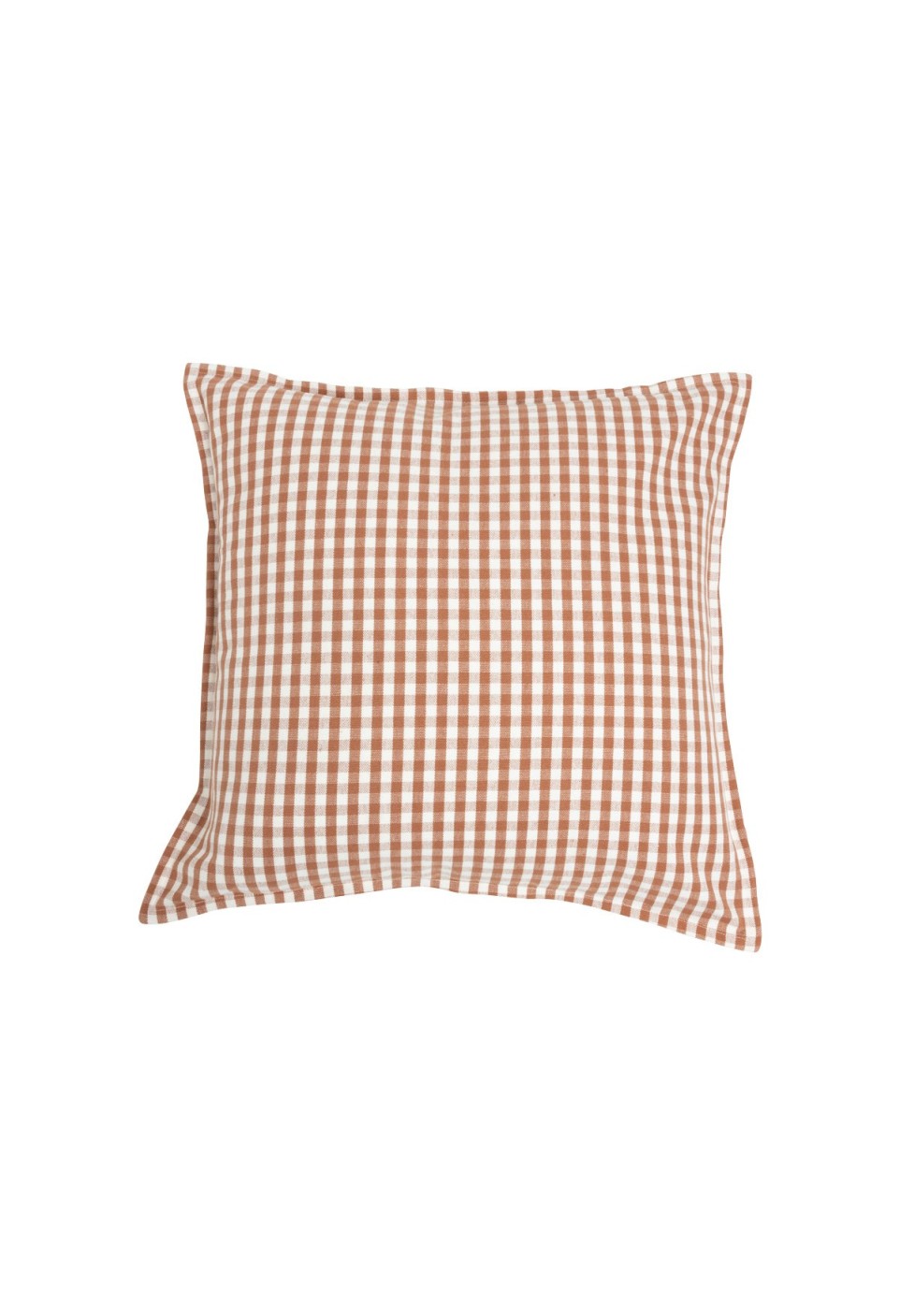 Havana cushion in cotton vichy brique - decoration - living room