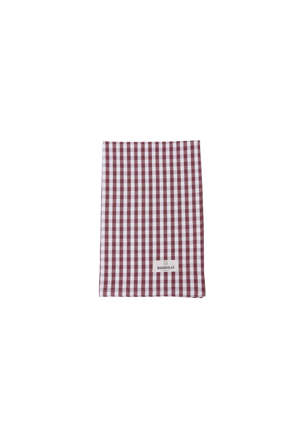 The vichy bordeaux dishcloth cotton the essential for your kitchen.