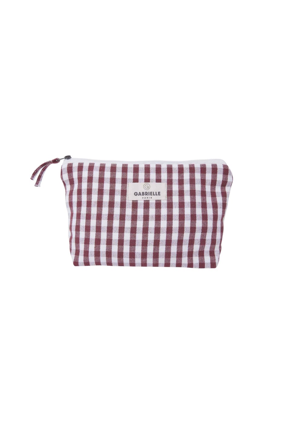 TROUSSE  EN COTON VICHY BORDEAUX_MARKETPLACE