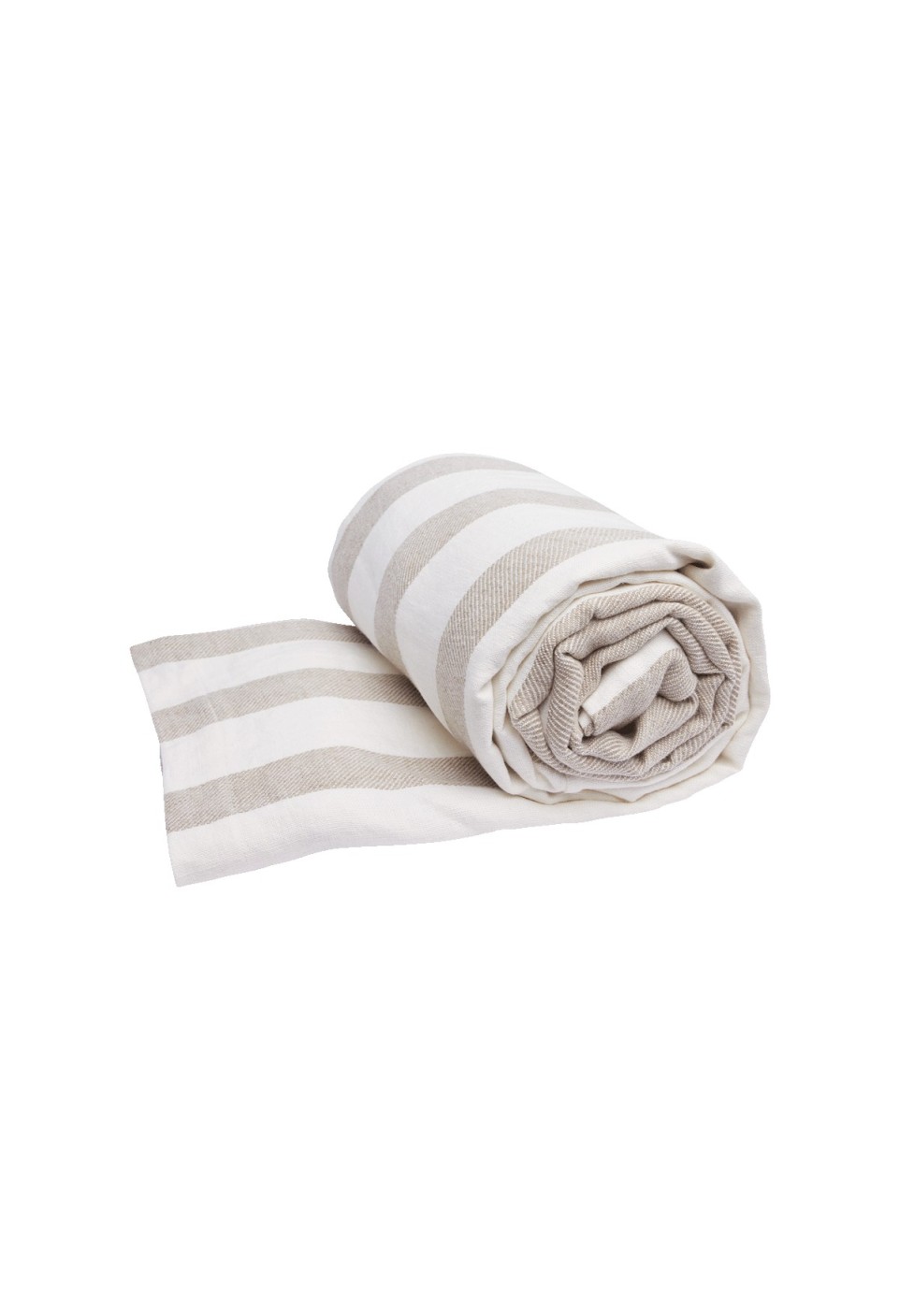 BASTIDE BEDCOVER  NATURAL STRIPES