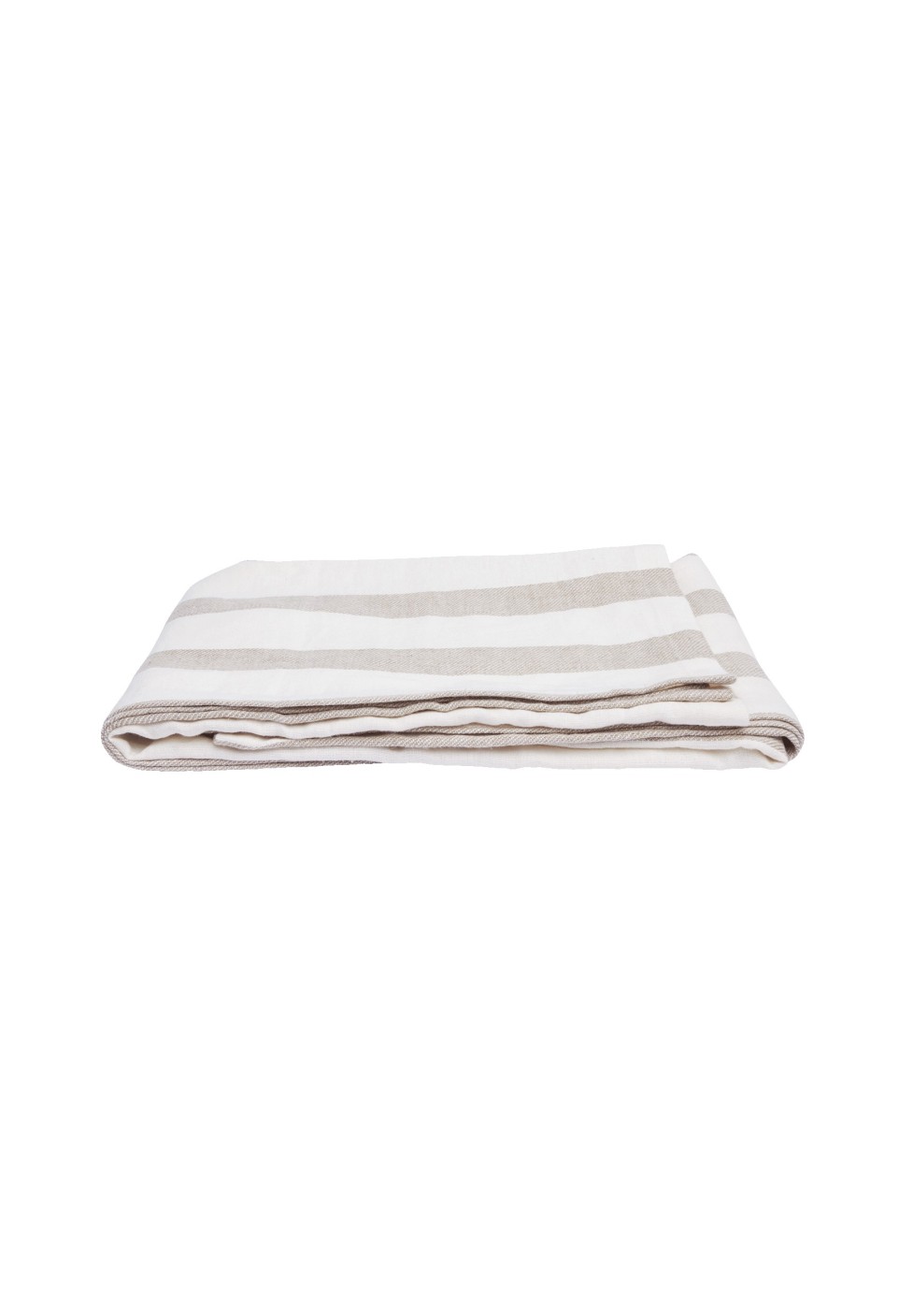 BASTIDE TABLECLOTH  NATURAL STRIPES LINEN