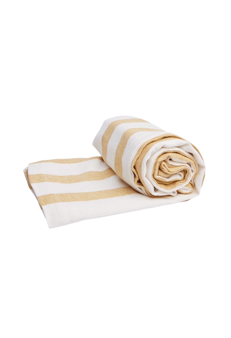 BASTIDE BEDCOVER  CURRY STRIPE